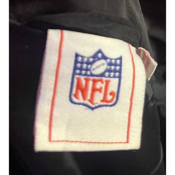 Vintage Washington Redskins Jacket Adult XL Black Gray White Windbreaker NFL - Picture 9 of 12